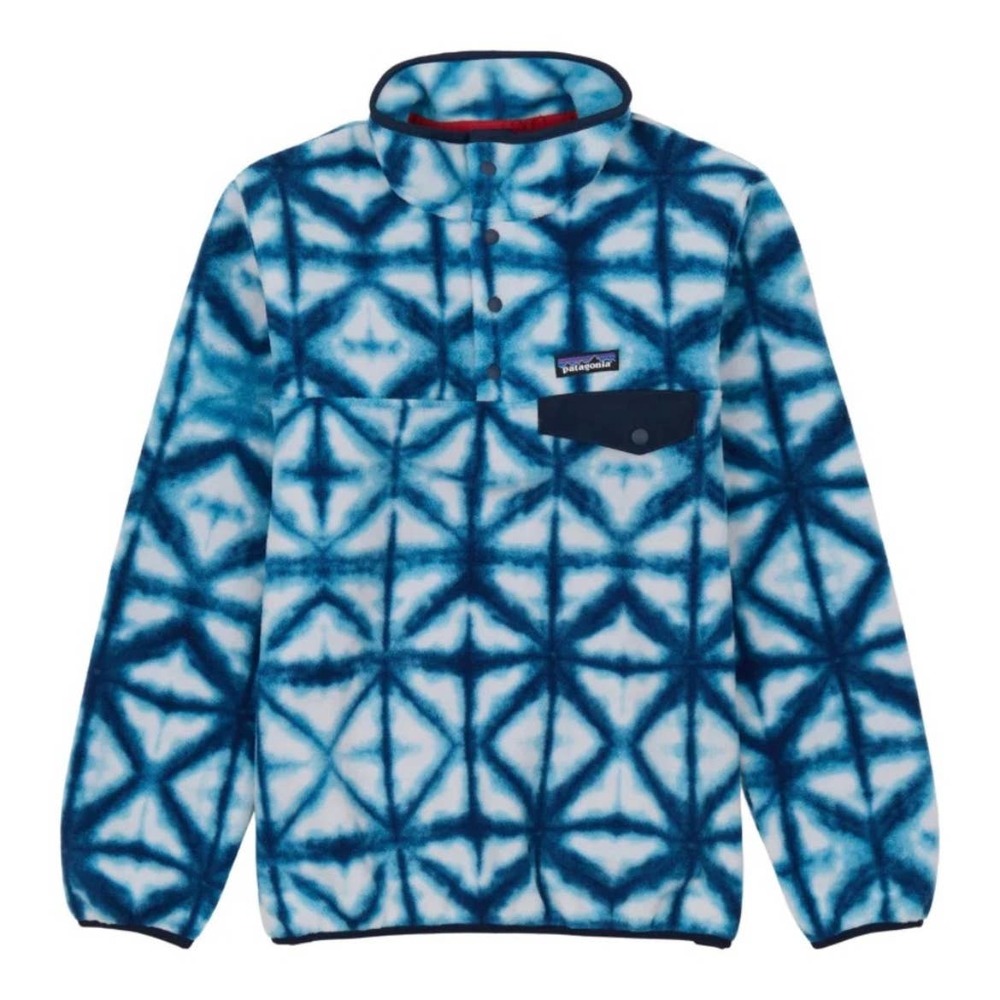 Patagonia Synchilla Blue Diamond Dancer Pullover Sweater M